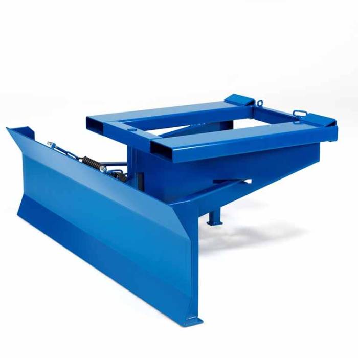 Lama pentru deszapezire cu montare pe motostivuitor