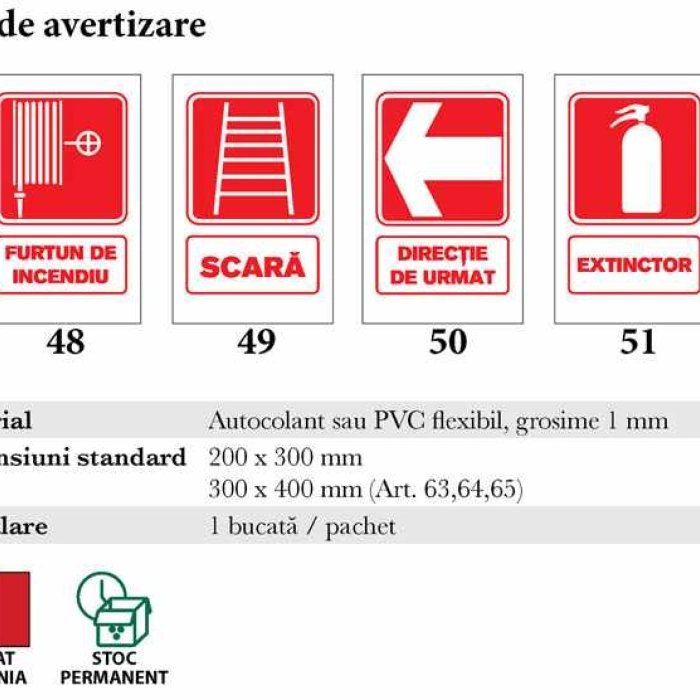 Indicatoare de informare