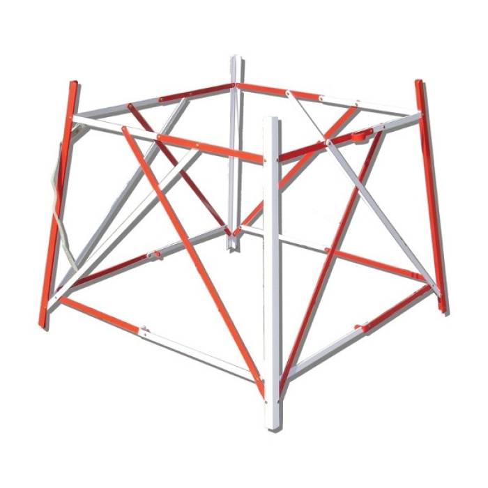 Gard pliabil din aluminiu pentru imprejmuire lucrari