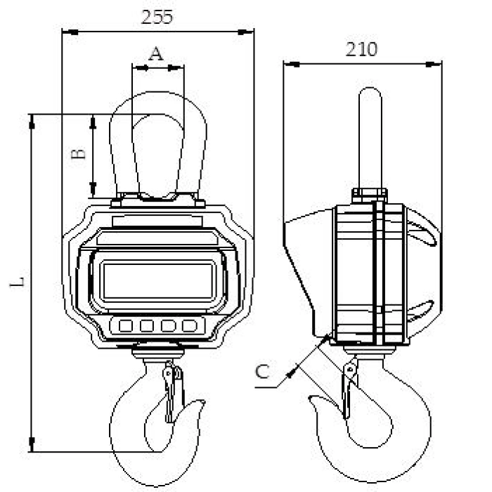 Cantar de macara CS 300 N