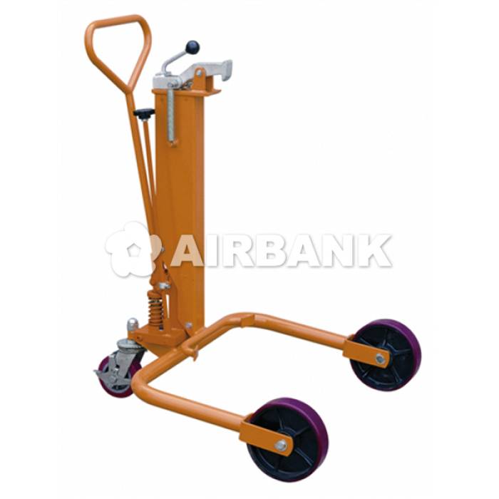 Transpalet pentru butoaie metalice