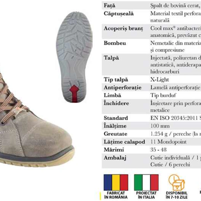 Incaltaminte de protectie Ares S3 SRC