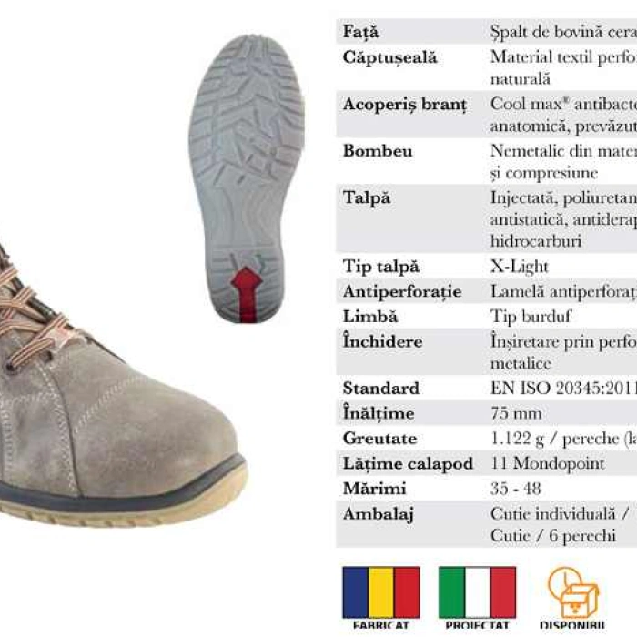 Incaltaminte de protectie Ermes S3 SRC