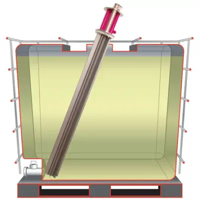 Incalzitor intern pentru containere IBC 70 grade Celsius
