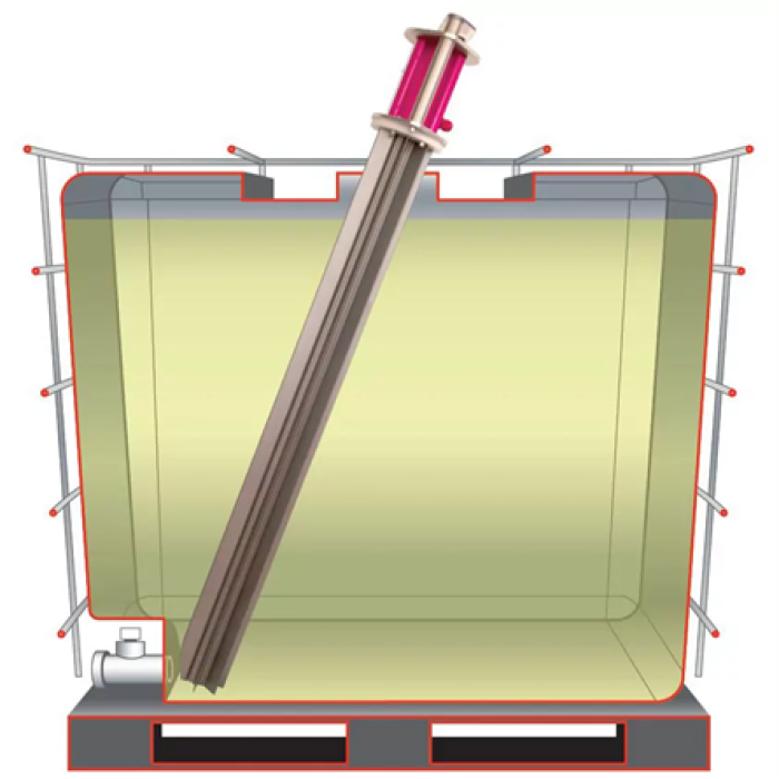 Incalzitor intern pentru containere IBC 70 grade Celsius