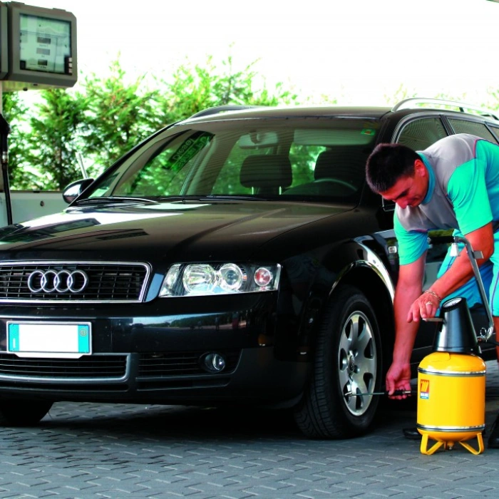 Statie mobila cu aer comprimat + compresor