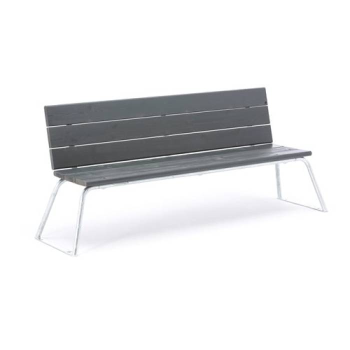 Banca pentru parc cu spatar - model Arctic - 850 mm