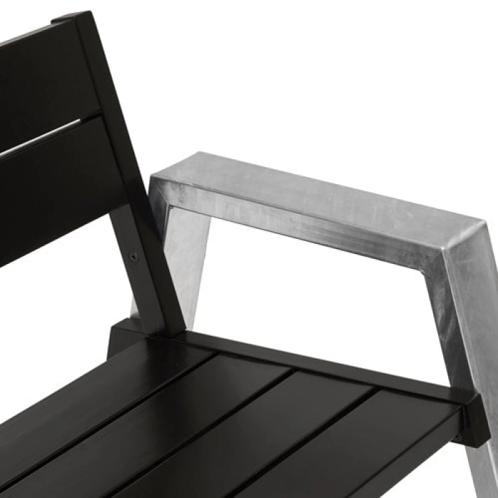 Banca pentru parc - model Black Pine - 1880 mm
