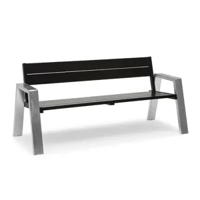 Banca pentru parc - model Black Pine - 1880 mm