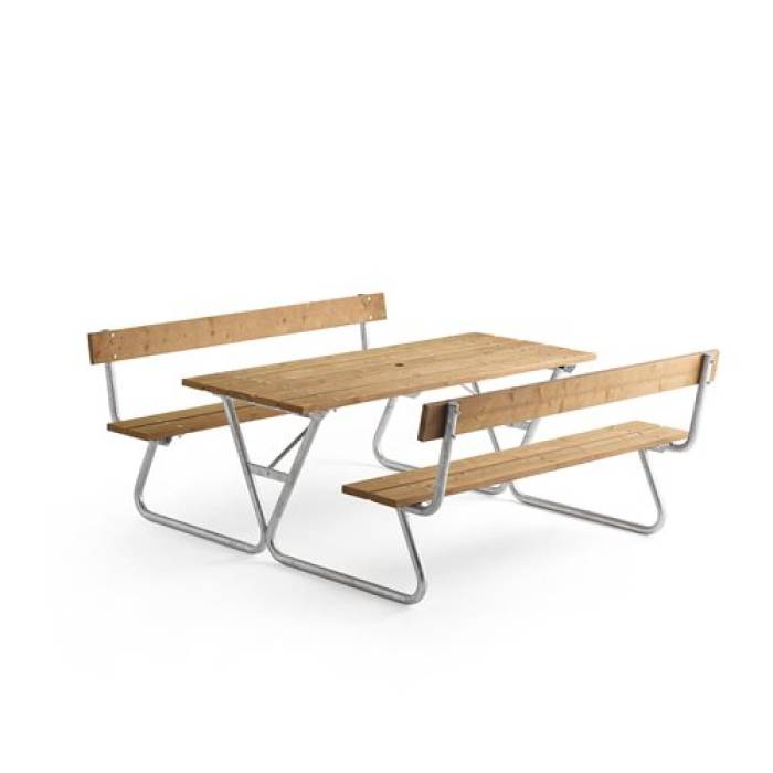  Banca cu masa cu spatar - model Picnic