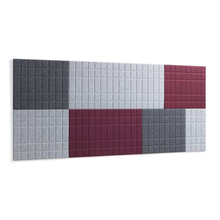 Panou acustic Assembly Split set red