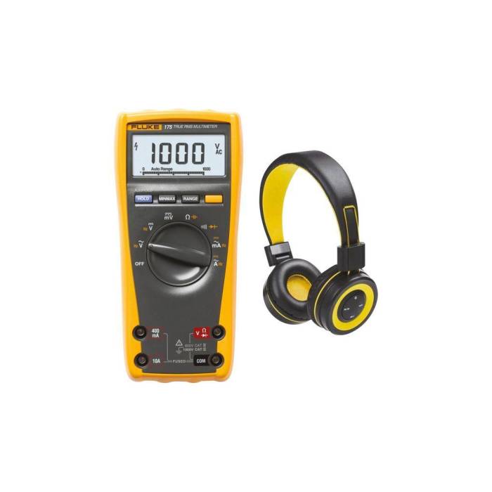 Multimetru digital 6000 cifre cu căști CAT IV 600V + BT