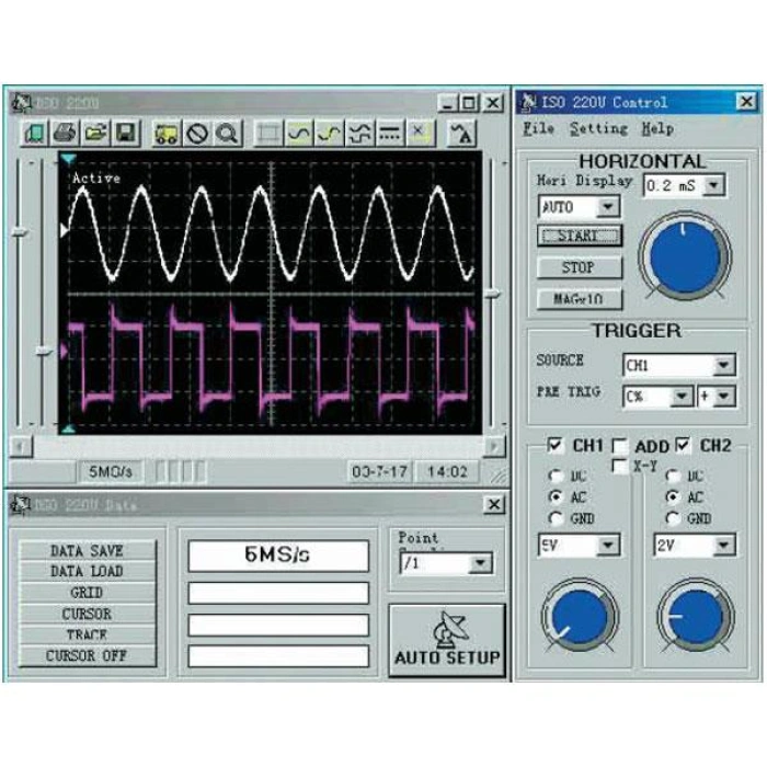 Osciloscop PC USB 2 canale