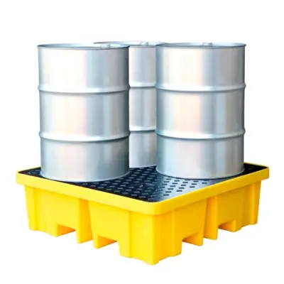 Platforma antiscurgere pentru 4 butoaie Eco Black