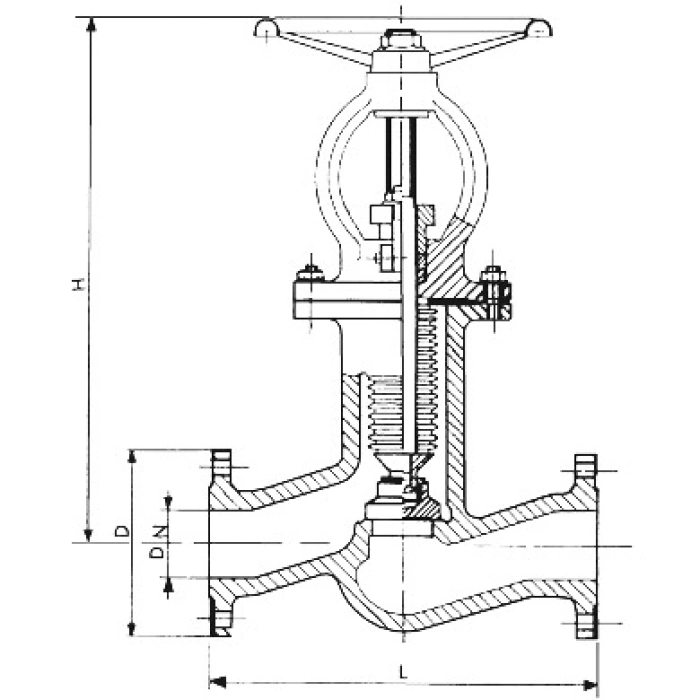 Robinet de inchidere cu ventil PN 16 - 150 mm