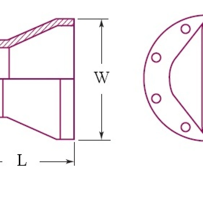 Valva antiretur cu flansa